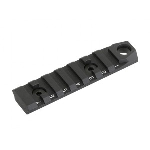 Key-Mod/M-LOK Rail Section w/Sling Attachment Point - Black [Castellan]